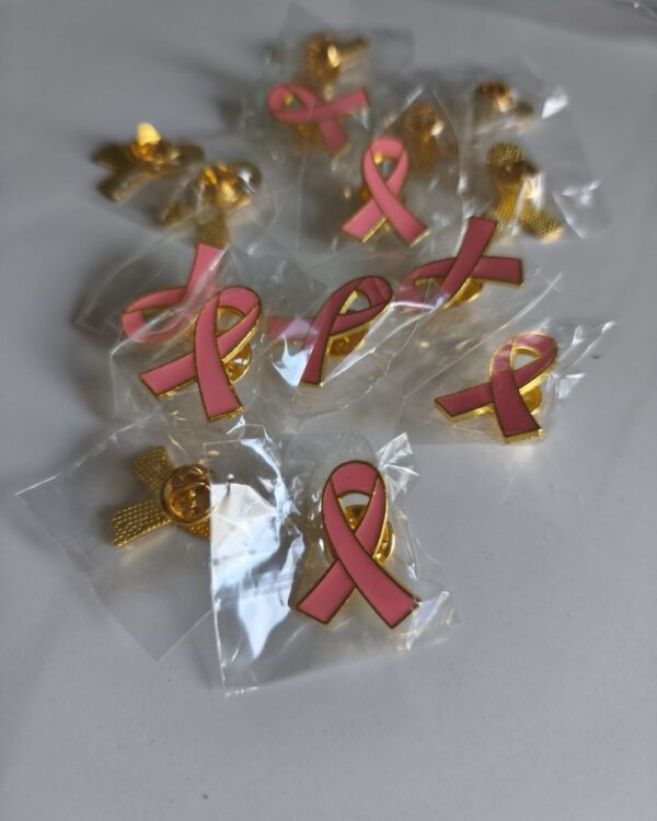 🎀 Pins Octobre Rose Or